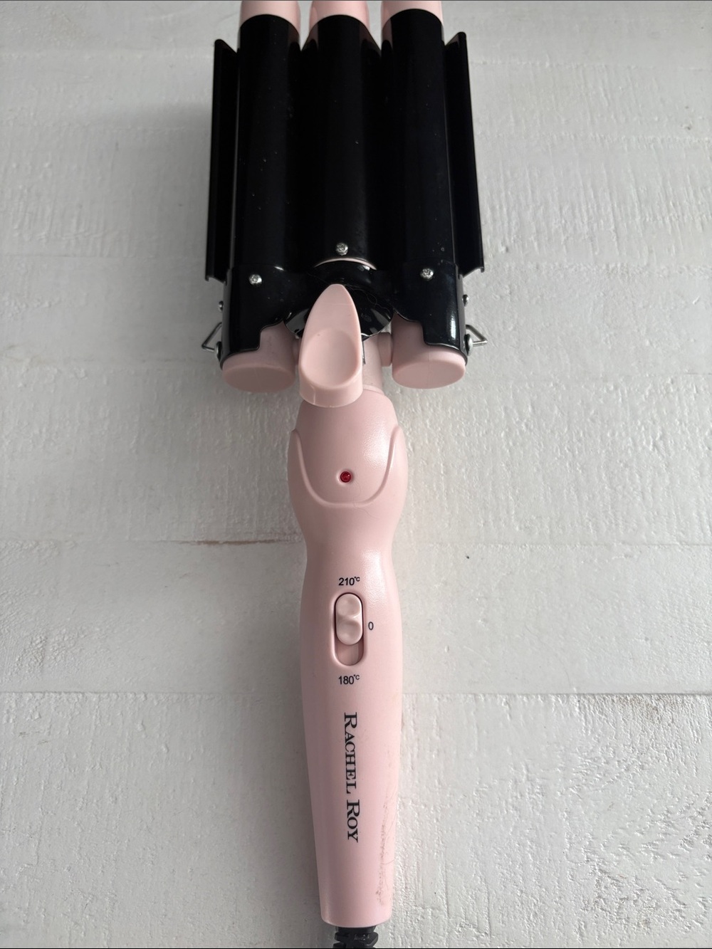 RACHEL Rachel Roy Pink and Black Triple Barrel Waver